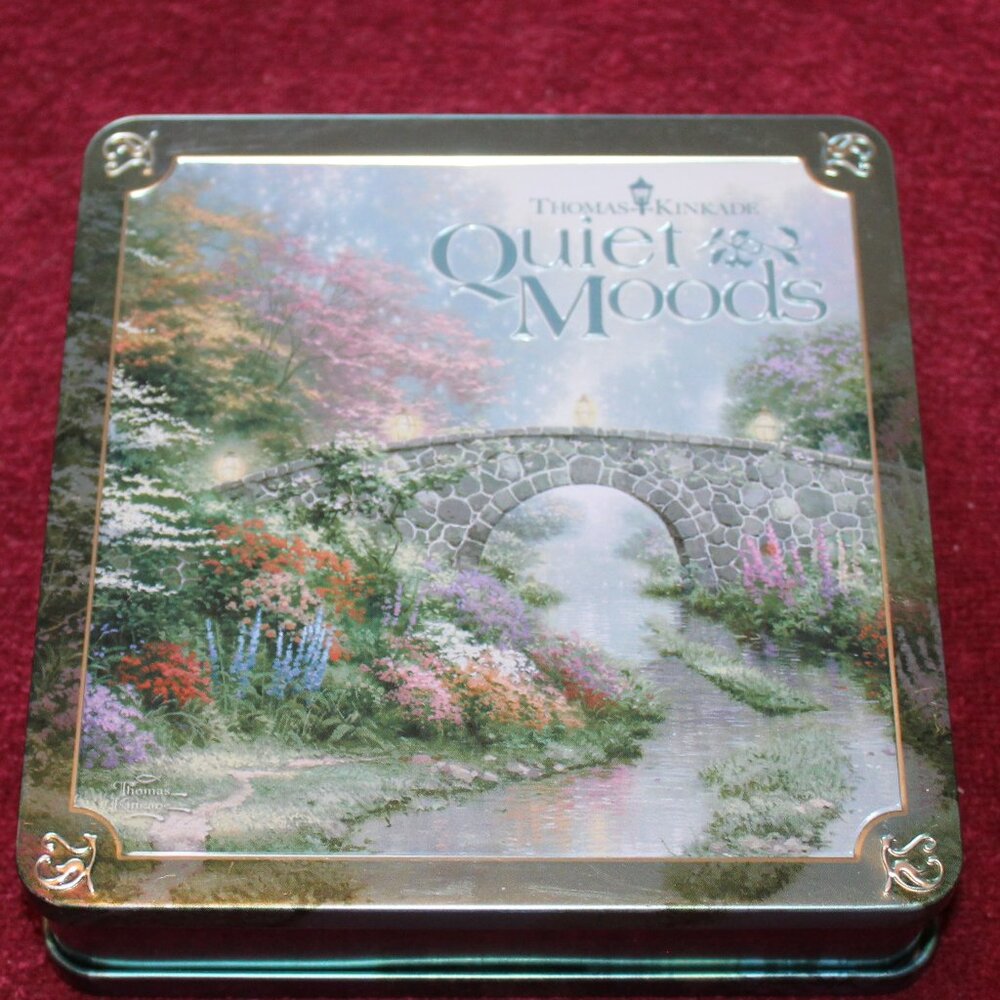 Thomas Kinkade Quiet Moods DVD / CD Box Set Tin